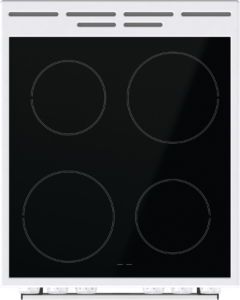 UPO Lasikeraaminen liesi UECS5A51W Valkoinen