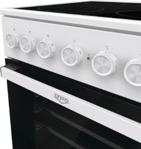 UPO Lasikeraaminen liesi UEC5B20W Valkoinen