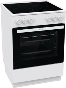 UPO Lasikeraaminen liesi UEC6A20W Valkoinen