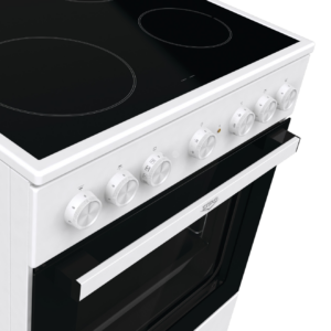 UPO Lasikeraaminen liesi UECS6B60W Valkoinen