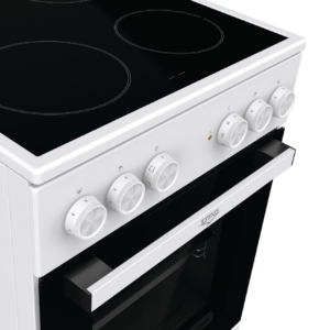 UPO Lasikeraaminen liesi UEC5A20W Valkoinen