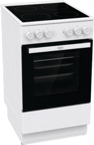 UPO Lasikeraaminen liesi UEC5A60W Valkoinen