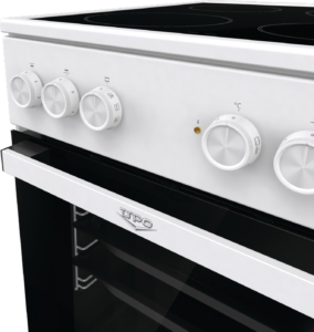 UPO Lasikeraaminen liesi UECS5A52W Valkoinen