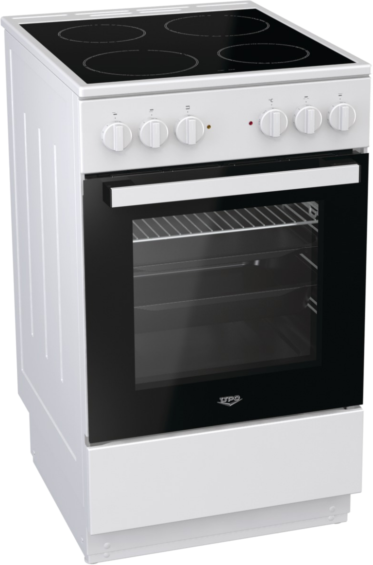 UPO Lasikeraaminen liesi CC8135 Valkoinen