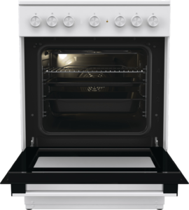 UPO Lasikeraaminen liesi UECS6B60W Valkoinen