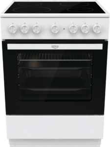 UPO Lasikeraaminen liesi UECS6B60W Valkoinen