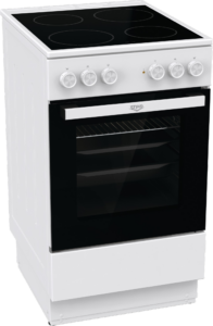 UPO Lasikeraaminen liesi UEC5A20W Valkoinen